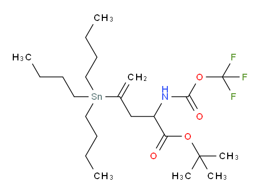 tert-butyl 4-(tributylstannyl)-2-(((trifluoromethoxy)carbonyl)amino)pent-4-enoate