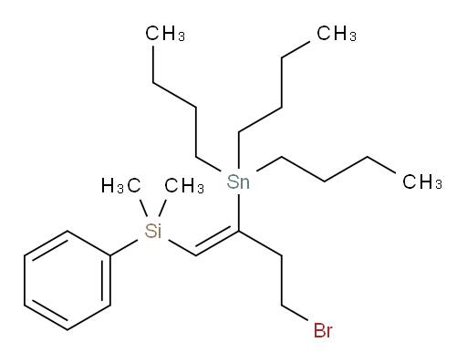 (Z)-(4-bromo-2-(tributylstannyl)but-1-en-1-yl)dimethyl(phenyl)silane