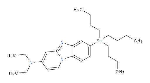 N,N-diethyl-7-(tributylstannyl)benzo[4,5]imidazo[1,2-a]pyridin-3-amine