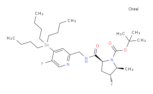 (2S,3R,5S)-tert-butyl 3-fluoro-5-(((5-fluoro-4-(tributylstannyl)pyridin-2-yl)methyl)carbamoyl)-2-methylpyrrolidine-1-carboxylate