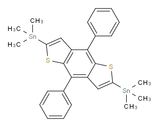 (4,8-diphenylbenzo[1,2-b:4,5-b']dithiophene-2,6-diyl)bis(trimethylstannane)