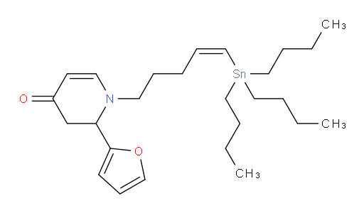 (Z)-2-(furan-2-yl)-1-(5-(tributylstannyl)pent-4-en-1-yl)-2,3-dihydropyridin-4(1H)-one
