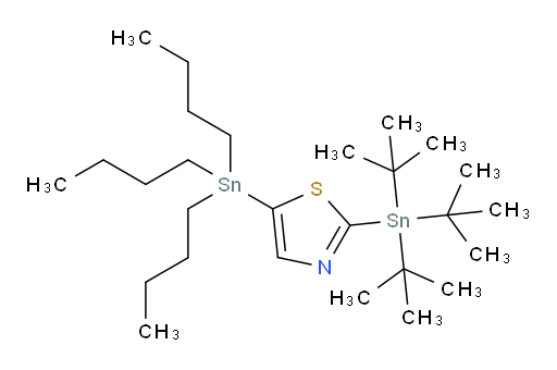 2-(tri-tert-butylstannyl)-5-(tributylstannyl)thiazole