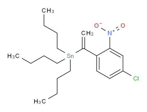 tributyl(1-(4-chloro-2-nitrophenyl)vinyl)stannane