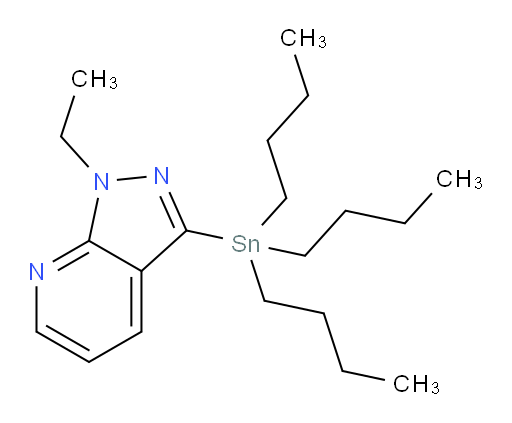 1-ethyl-3-(tributylstannyl)-1H-pyrazolo[3,4-b]pyridine