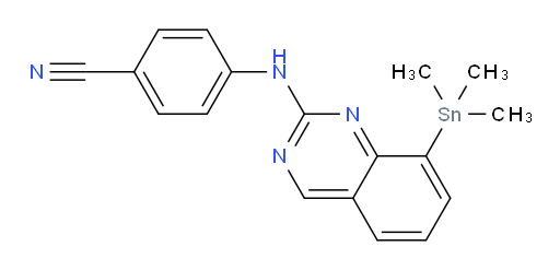 4-((8-(trimethylstannyl)quinazolin-2-yl)amino)benzonitrile