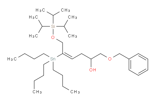 (E)-1-(benzyloxy)-5-(tributylstannyl)-6-((triisopropylsilyl)oxy)hex-4-en-2-ol