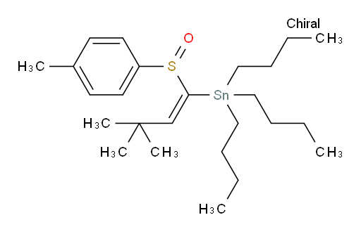 (S,E)-tributyl(3,3-dimethyl-1-(p-tolylsulfinyl)but-1-en-1-yl)stannane