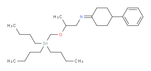 N-(4-phenylcyclohexylidene)-2-((tributylstannyl)methoxy)propan-1-amine