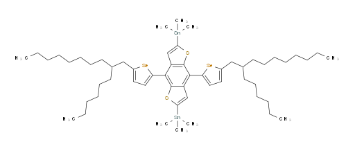 (4,8-bis(5-(2-hexyldecyl)selenophen-2-yl)benzo[1,2-b:4,5-b']dithiophene-2,6-diyl)bis(trimethylstannane)