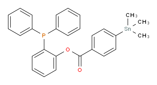 2-(diphenylphosphino)phenyl 4-(trimethylstannyl)benzoate