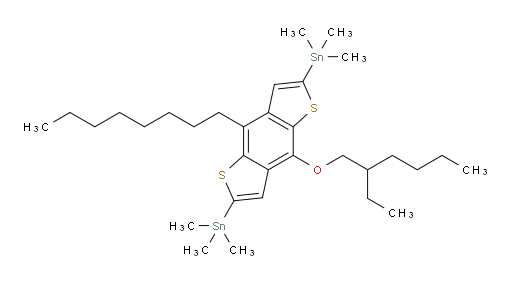 (4-((2-ethylhexyl)oxy)-8-octylbenzo[1,2-b:4,5-b']dithiophene-2,6-diyl)bis(trimethylstannane)