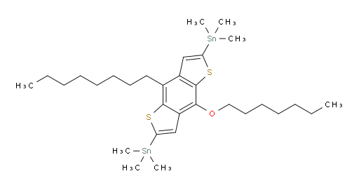 (4-(heptyloxy)-8-octylbenzo[1,2-b:4,5-b']dithiophene-2,6-diyl)bis(trimethylstannane)