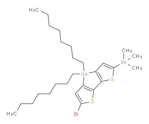 2-bromo-4,4-dioctyl-6-(trimethylstannyl)-4H-germolo[3,2-b:4,5-b']dithiophene