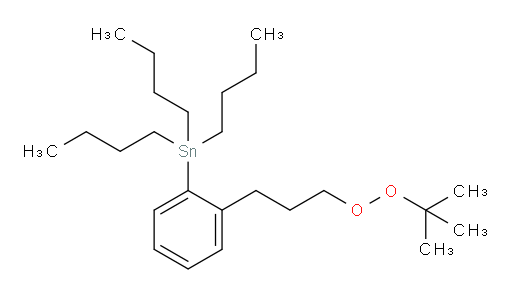 tributyl(2-(3-(tert-butylperoxy)propyl)phenyl)stannane