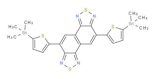 5,10-bis(5-(trimethylstannyl)thiophen-2-yl)naphtho[1,2-c:5,6-c']bis([1,2,5]thiadiazole)
