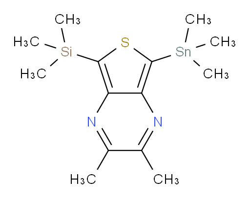 2,3-dimethyl-5-(trimethylsilyl)-7-(trimethylstannyl)thieno[3,4-b]pyrazine