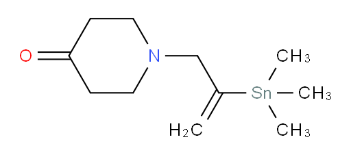 1-(2-(trimethylstannyl)allyl)piperidin-4-one