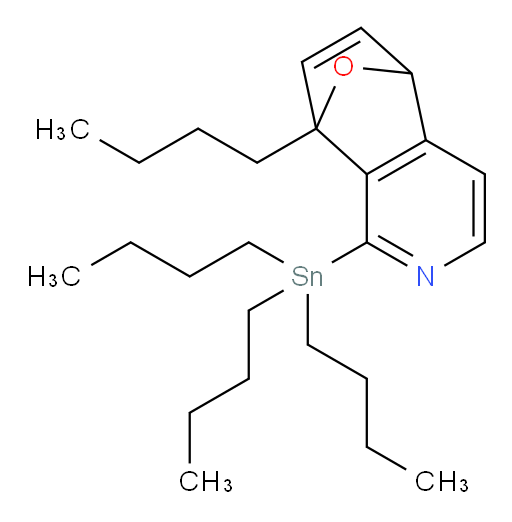 8-butyl-1-(tributylstannyl)-5,8-dihydro-5,8-epoxyisoquinoline