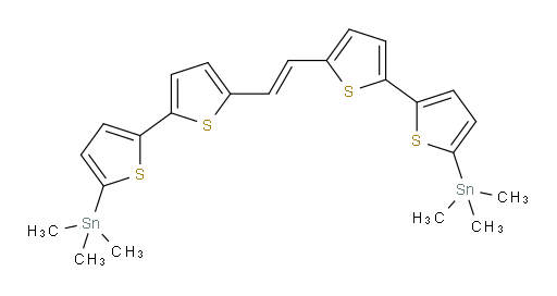 (E)-1,2-bis(5'-(trimethylstannyl)-[2,2'-bithiophen]-5-yl)ethene