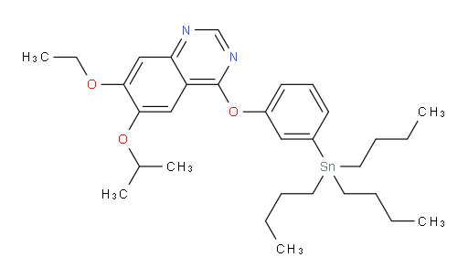 7-ethoxy-6-isopropoxy-4-(3-(tributylstannyl)phenoxy)quinazoline