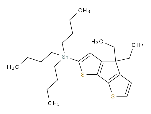 tributyl(4,4-diethyl-4H-cyclopenta[1,2-b:5,4-b']dithiophen-2-yl)stannane