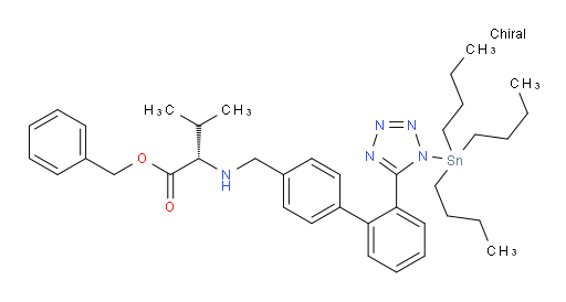 (S)-benzyl 3-methyl-2-(((2'-(1-(tributylstannyl)-1H-tetrazol-5-yl)-[1,1'-biphenyl]-4-yl)methyl)amino)butanoate