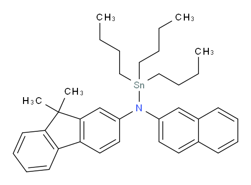 1,1,1-tributyl-N-(9,9-dimethyl-9H-fluoren-2-yl)-N-(naphthalen-2-yl)stannanamine