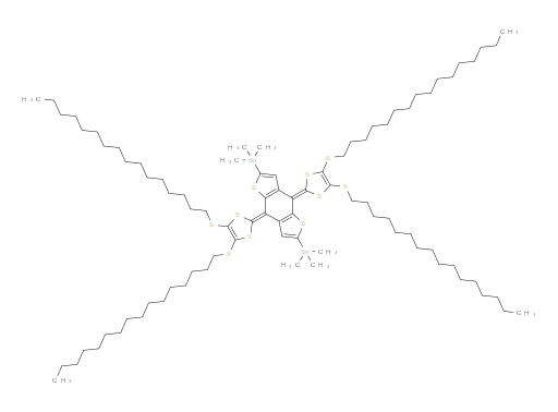 (4,8-bis(4,5-bis(hexadecylthio)-1,3-dithiol-2-ylidene)-4,8-dihydrobenzo[1,2-b:4,5-b']dithiophene-2,6-diyl)bis(trimethylstannane)