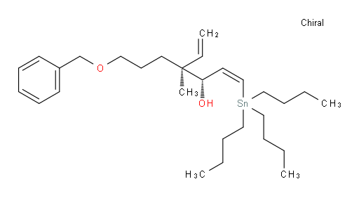 (3S,4S,Z)-7-(benzyloxy)-4-methyl-1-(tributylstannyl)-4-vinylhept-1-en-3-ol