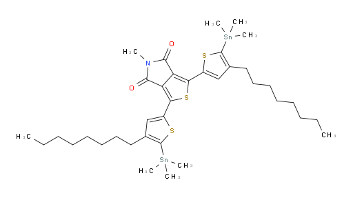5-methyl-1,3-bis(4-octyl-5-(trimethylstannyl)thiophen-2-yl)-4H-thieno[3,4-c]pyrrole-4,6(5H)-dione