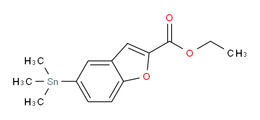 ethyl 5-(trimethylstannyl)benzofuran-2-carboxylate