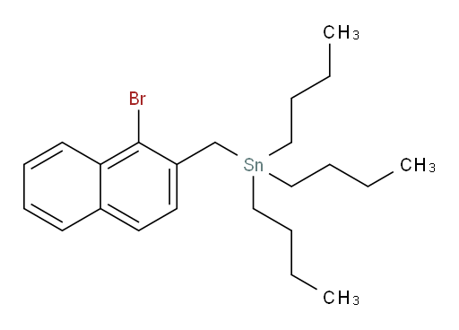 ((1-bromonaphthalen-2-yl)methyl)tributylstannane