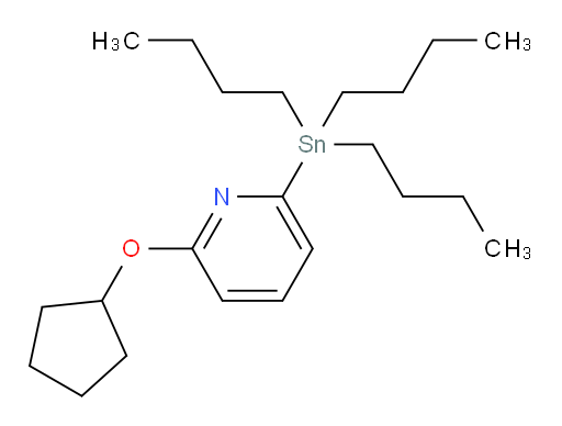 2-(cyclopentyloxy)-6-(tributylstannyl)pyridine