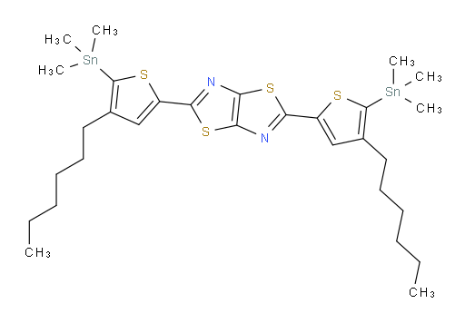 2,5-bis(4-hexyl-5-(trimethylstannyl)thiophen-2-yl)thiazolo[5,4-d]thiazole