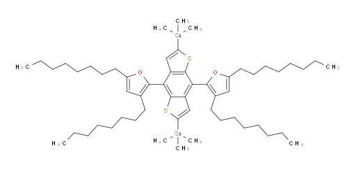 (4,8-bis(3,5-dioctylfuran-2-yl)benzo[1,2-b:4,5-b']dithiophene-2,6-diyl)bis(trimethylstannane)
