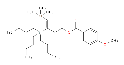 (Z)-3-(tributylstannyl)-4-(trimethylsilyl)but-3-en-1-yl 4-methoxybenzoate