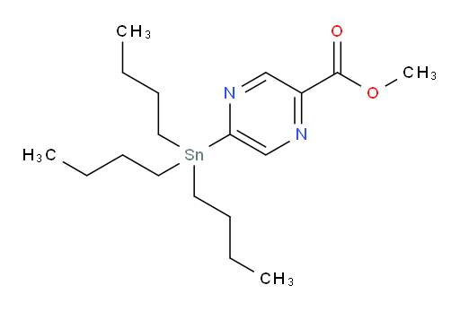 methyl 5-(tributylstannyl)pyrazine-2-carboxylate