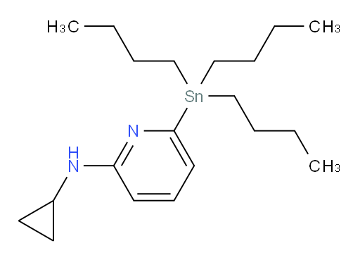 N-cyclopropyl-6-(tributylstannyl)pyridin-2-amine
