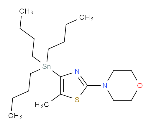 4-(5-methyl-4-(tributylstannyl)thiazol-2-yl)morpholine