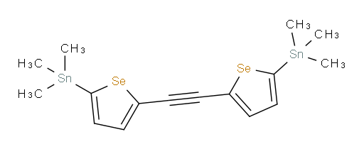 1,2-bis(5-(trimethylstannyl)selenophen-2-yl)ethyne