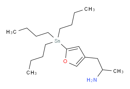 1-(5-(三丁基锡基)呋喃-3-基)丙-2-胺