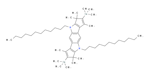 4,9-didodecyl-1,3,3,6,8,8-hexamethyl-2,7-bis(trimethylstannyl)-3,4,8,9-tetrahydrocyclopenta[4,5]pyrrolo[2,3-f]cyclopenta[b]indole