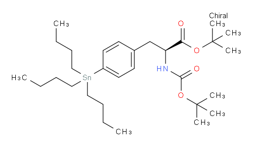 (S)-tert-butyl 2-((tert-butoxycarbonyl)amino)-3-(4-(tributylstannyl)phenyl)propanoate