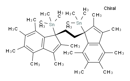1,2-bis((R)-2,3,4,5,6,7-hexamethyl-1-(trimethylstannyl)-1H-inden-1-yl)ethane
