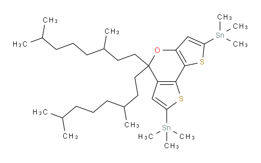(5,5-bis(3,7-dimethyloctyl)-5H-dithieno[3,2-b:2',3'-d]pyran-2,7-diyl)bis(trimethylstannane)
