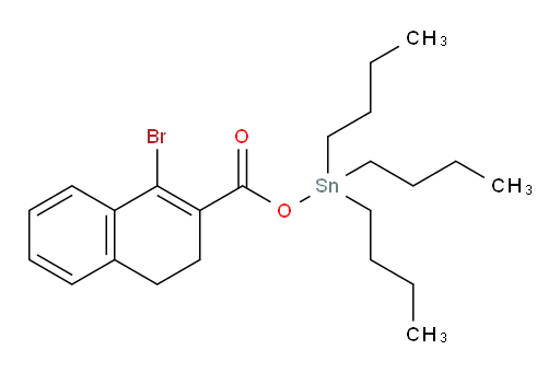 tributylstannyl 1-bromo-3,4-dihydronaphthalene-2-carboxylate