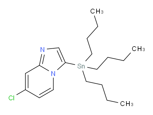 7-chloro-3-(tributylstannyl)imidazo[1,2-a]pyridine