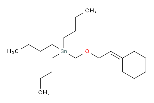 tributyl((2-cyclohexylideneethoxy)methyl)stannane