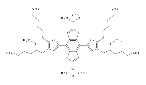 (4,8-bis(4-(2-ethylhexyl)-5-hexylthiophen-2-yl)benzo[1,2-b:4,5-b']dithiophene-2,6-diyl)bis(trimethylstannane)